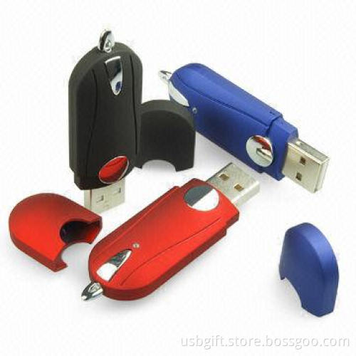 USB disk, 2-16GB memory, slim plastic, promotional gift